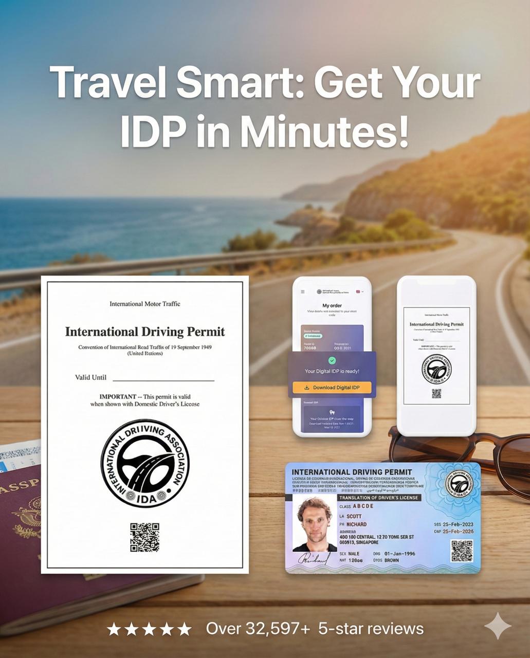 International Driving Permit Booklet and Card